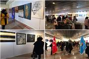 دومین نمایشگاه آثار هنرمندان ایرانی و ترکیه ای در برج میلاد افتتاح شد