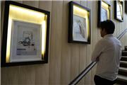 نمایشگاه پوستر سنگ، کاغذ، گلوله در ارومیه افتتاح شد