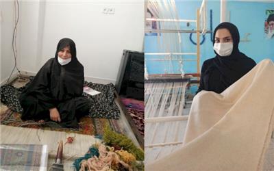 درخشش 2 بانوی هنرمند ایرانی در نمایشگاه صنایع دستی غرب آسیا